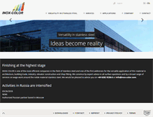 Tablet Screenshot of inox-color.com